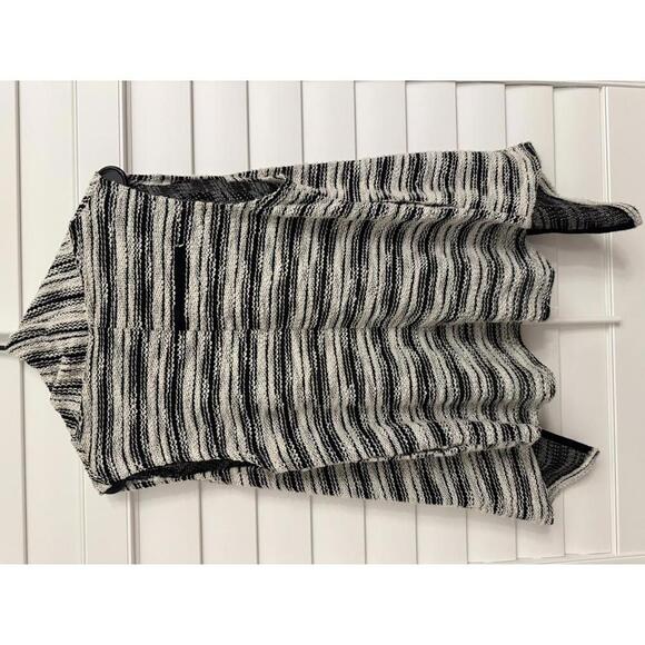 Anthropologie Dolan Mimeo Marled Knit Striped Waterfall Cardigan Sweater size S - Picture 4 of 4